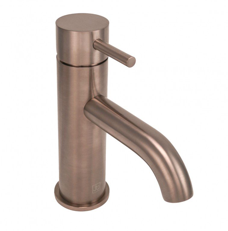 Vos Single Lever Basin Mixer - Brushed Bronze