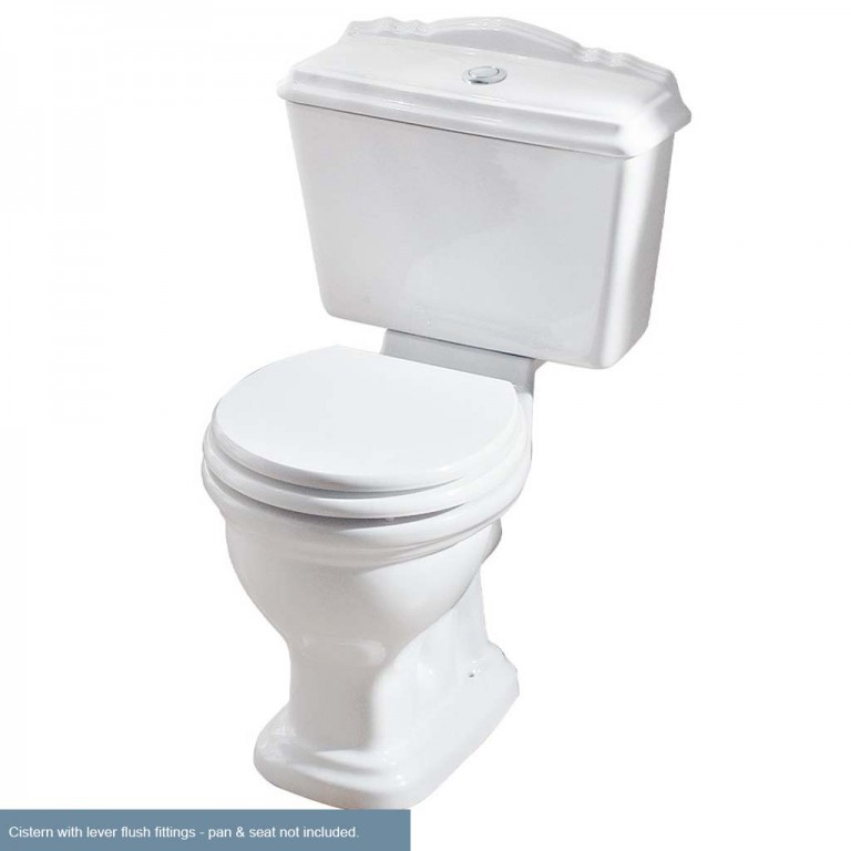 Tamarind Cistern Including Lever Flush Fittings White