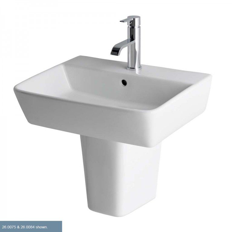 Bijou 550mm 2 Tap Hole Basin