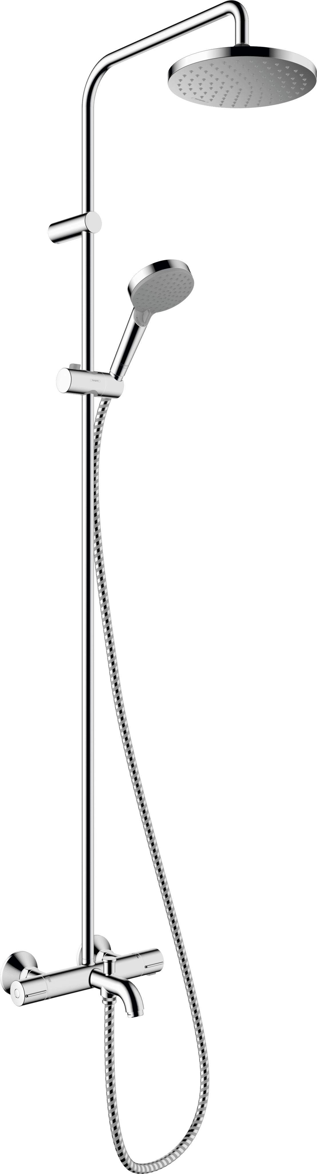 Hansgrohe Vernis Blend Showerpipe 200 1jet with bath thermostat