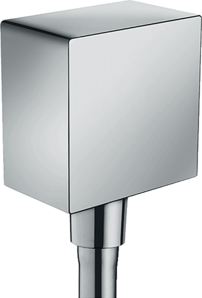 hansgrohe FixFit Square Wall Outlet DN15 - Chrome