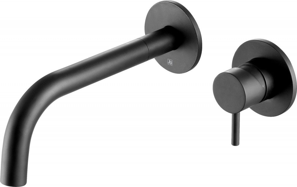 Vos Single Lever Wall Mounted Basin Mixer With 150mm Spout