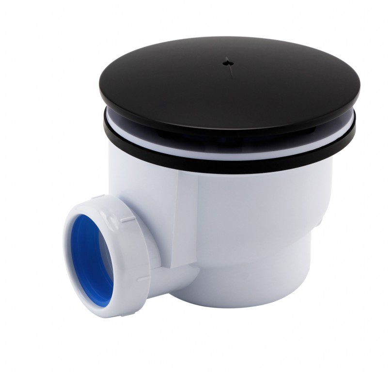 Vos Shower Waste - Matt Black