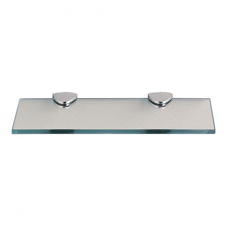 CLASSIC GLASS SHELF & BRACKET SET 300MM
