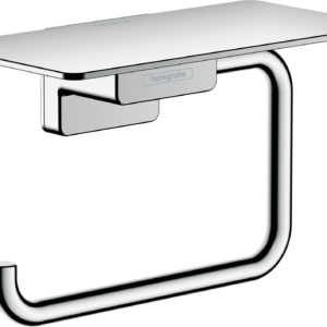 Hansgrohe AddStoris Toilet paper holder with shelf