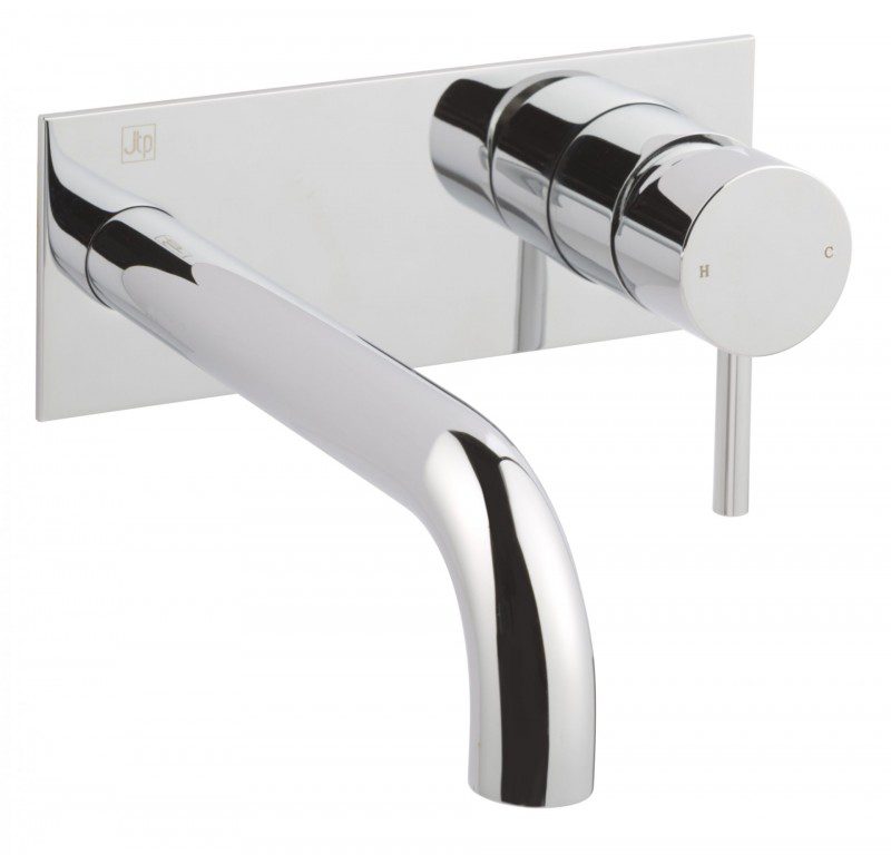 Florence Single Lever Basin Mixer With Back Plate & 240mm Spout