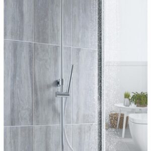 Florence Concealed 2 Outlet Valve, Rigid Riser Overhead Shower & Handset