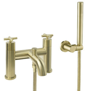Solex Concealed 2 Option Horizontal Valve - Brushed Brass