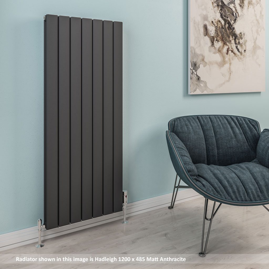Hadleigh 1200 x 485mm Aluminium Radiator - Paton of Walton