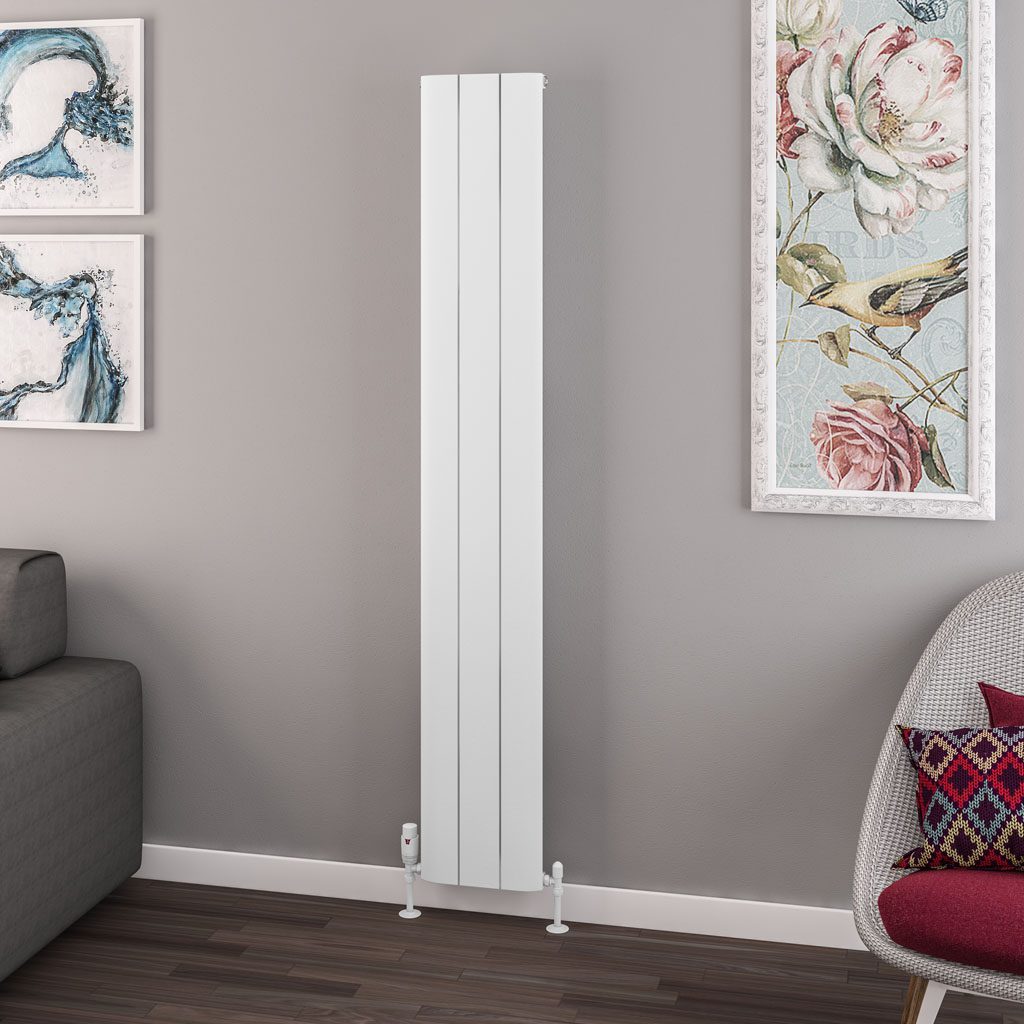 Withington 1800 x 280mm Aluminium Radiator - Image 2