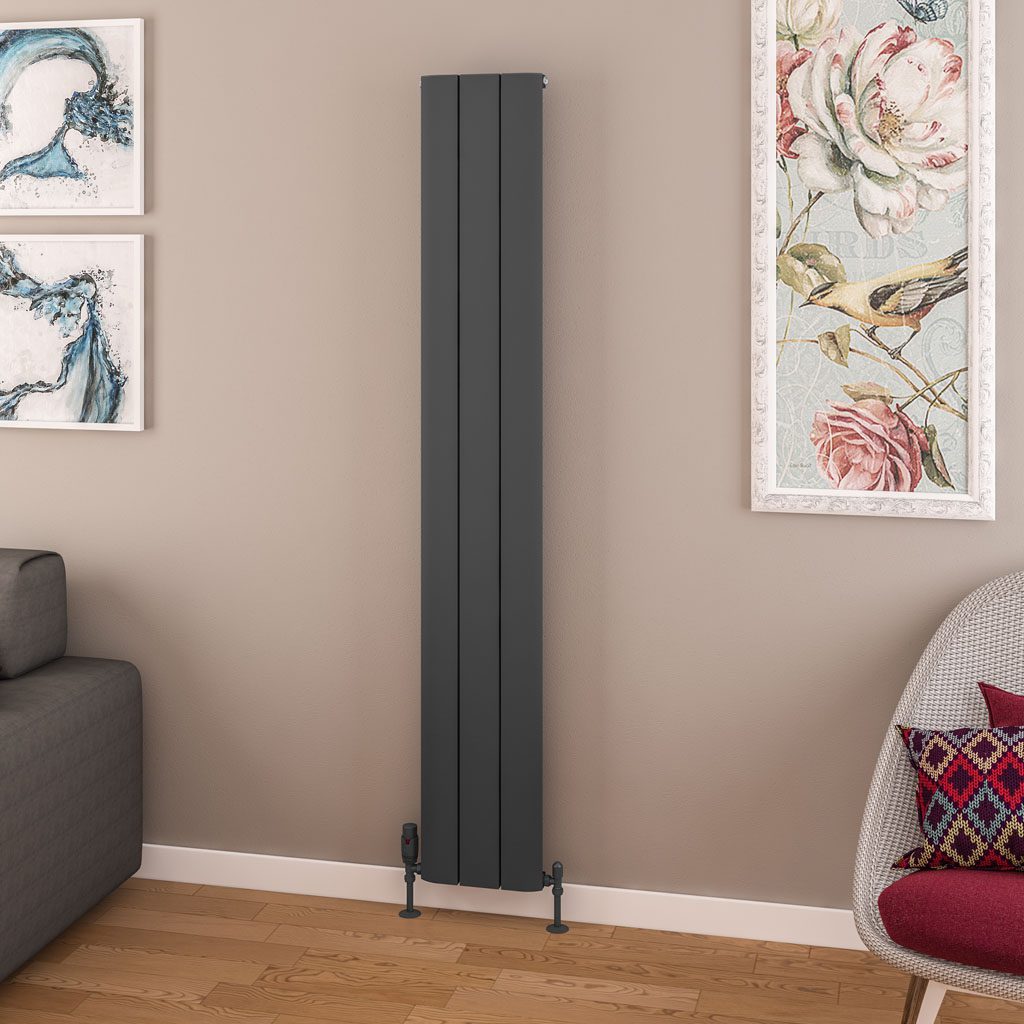 Withington 1800 x 280mm Aluminium Radiator - Image 2