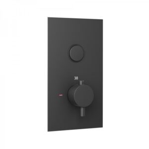 Round Concealed ThermostaticSingle Push But.Shower Valve