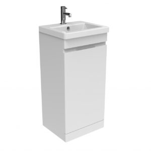 AIR 40cm 1 door floor standing unit - Gloss White