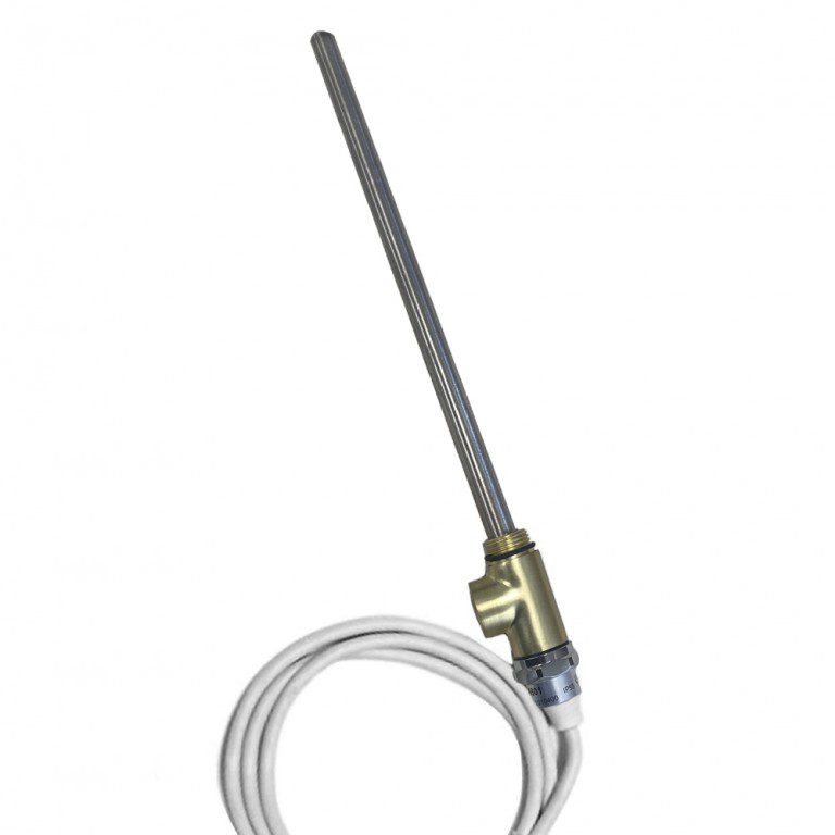 600W Heating Element With Brushed Brass T-Piece