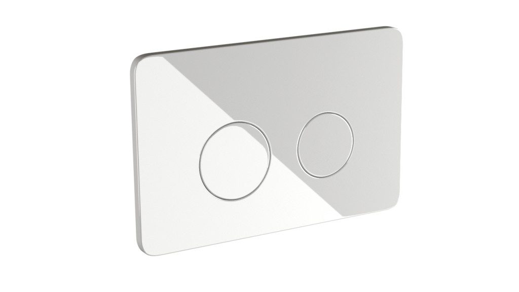 FLUSHE 2.0 dot flush plate - Gloss White