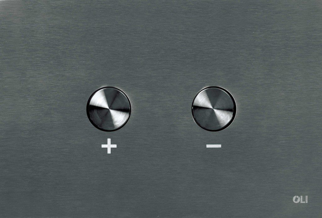 Flush Plate - Brushed Black