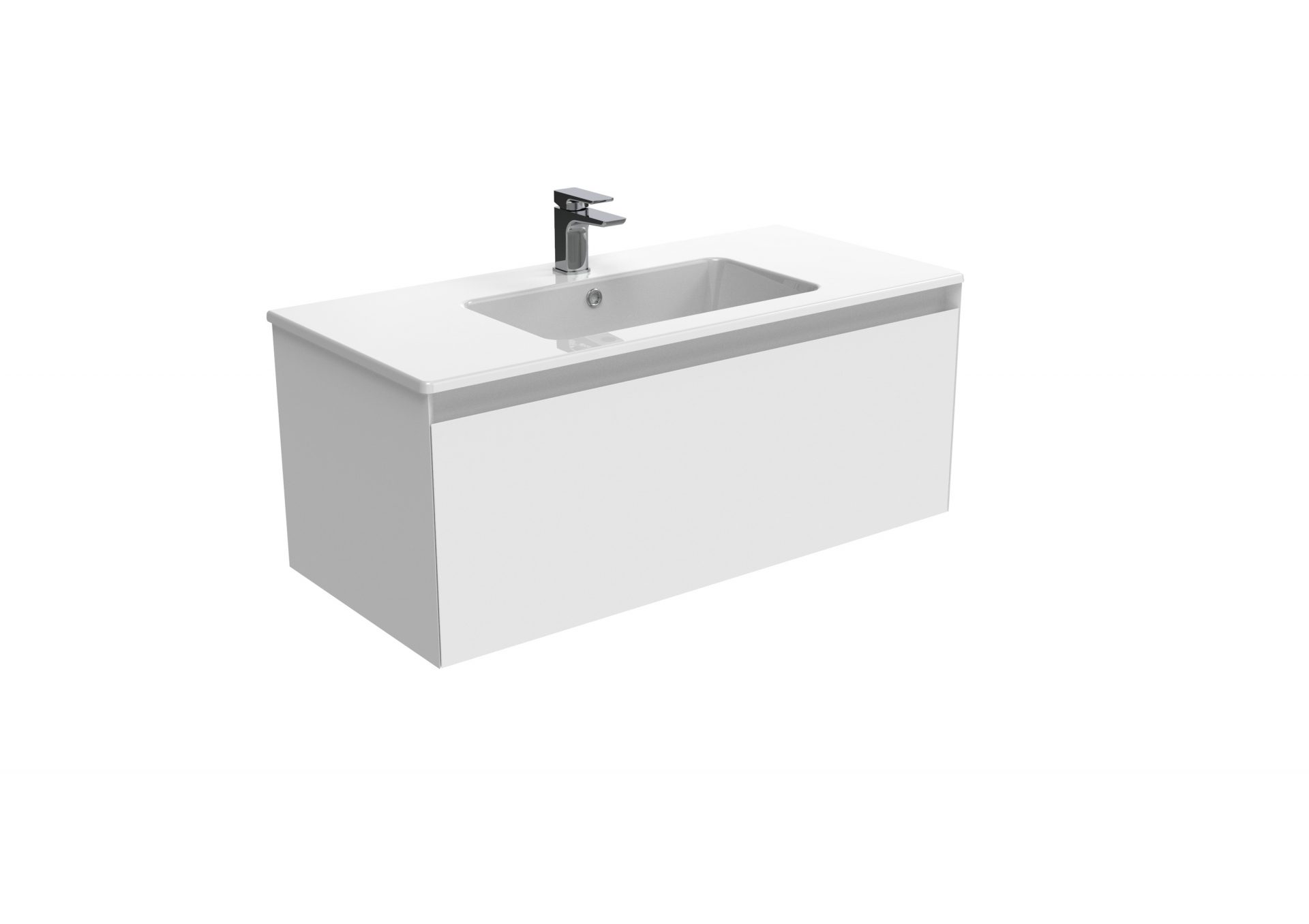 UNI 100x47cm washbasin 1TH - Image 3