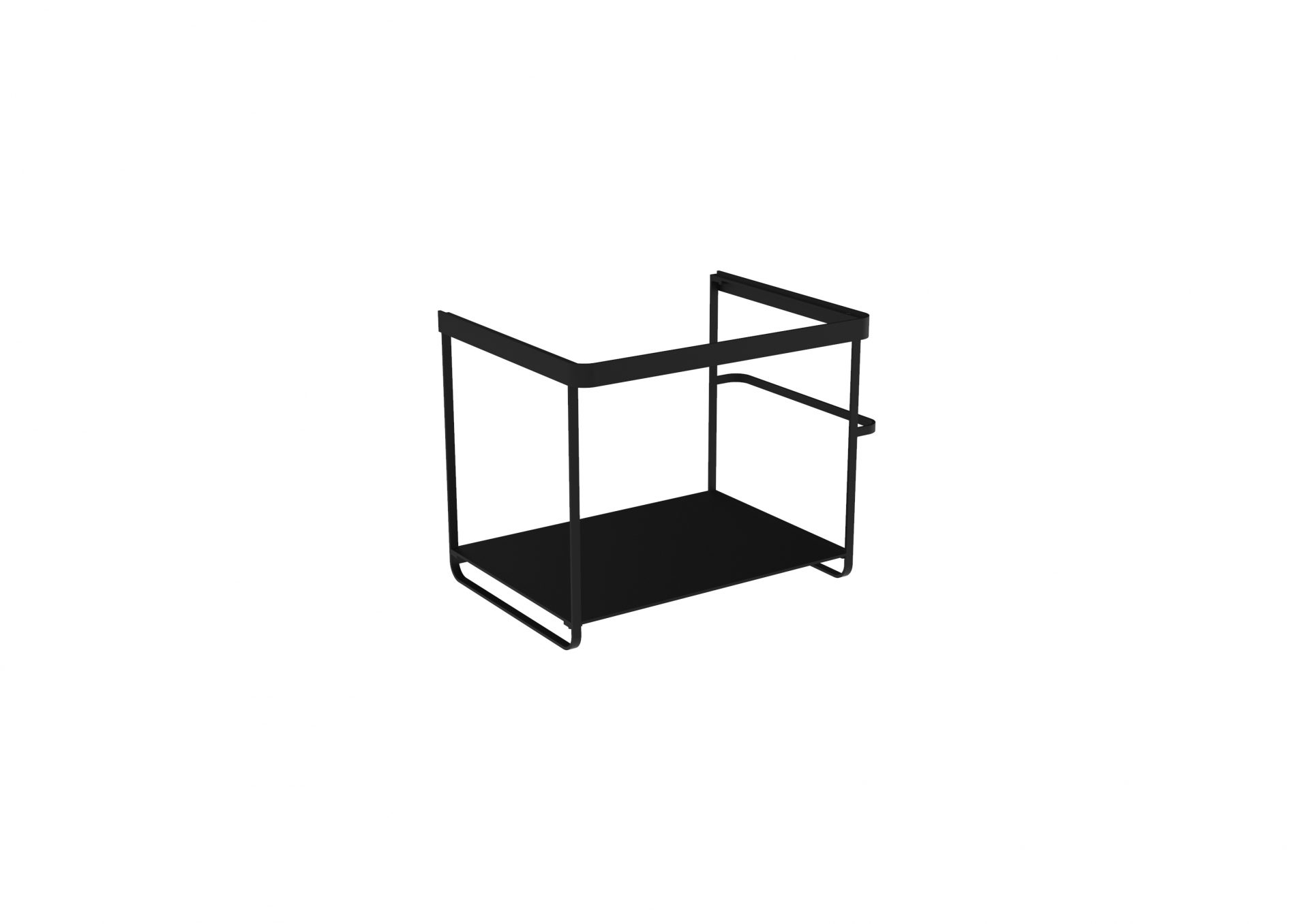 VOLATO 60cm wall mounted washstand - Marre Black