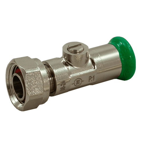 EP PEGASUS Pressfit Service Valve Straight CP 15mm x 1/2"
